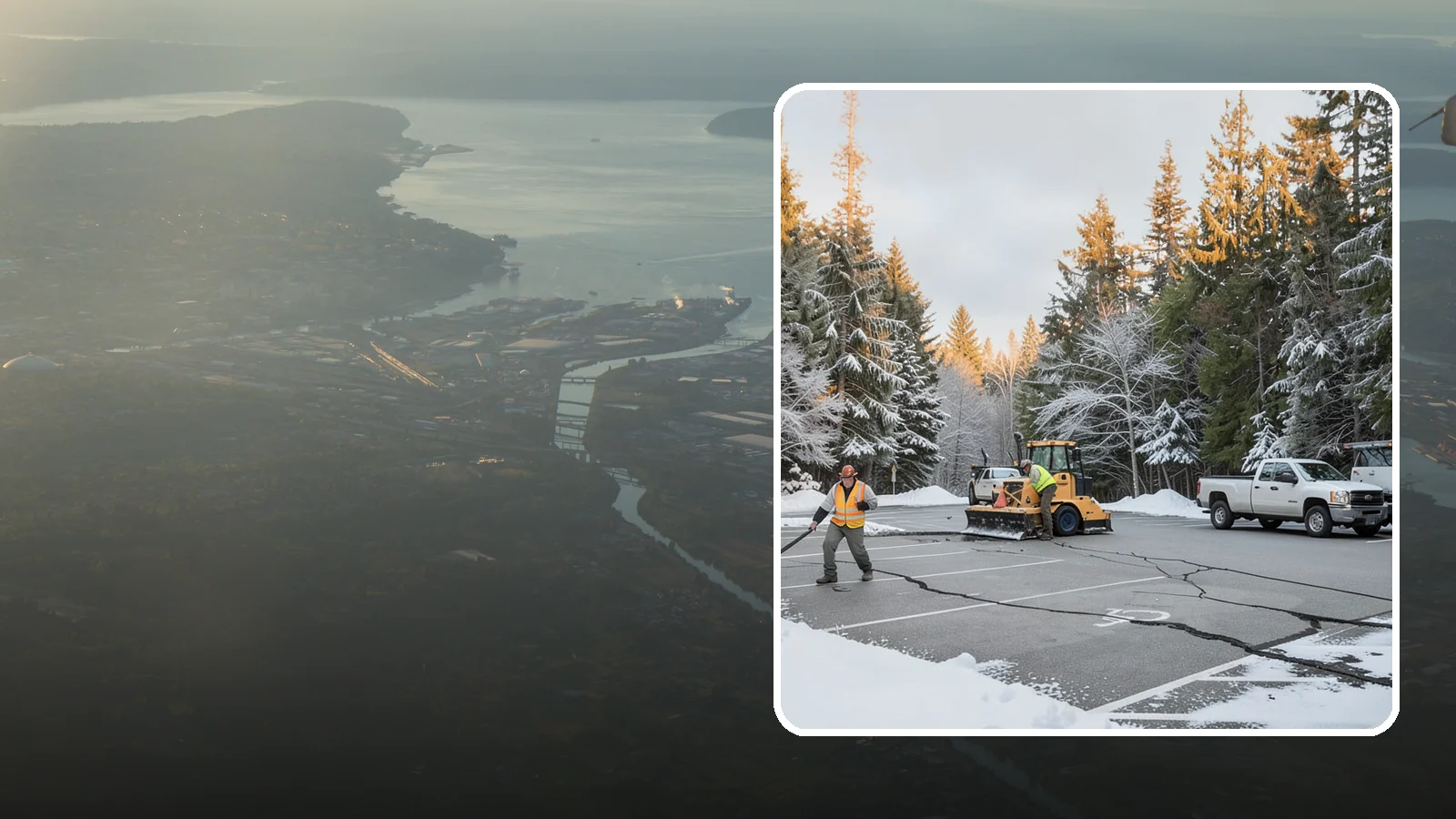 Parking Lot Maintenance in Fife, Pierce County, WA - We provide season-long parking lot upkeep that keeps your surface safe through every Western Washington winter event.