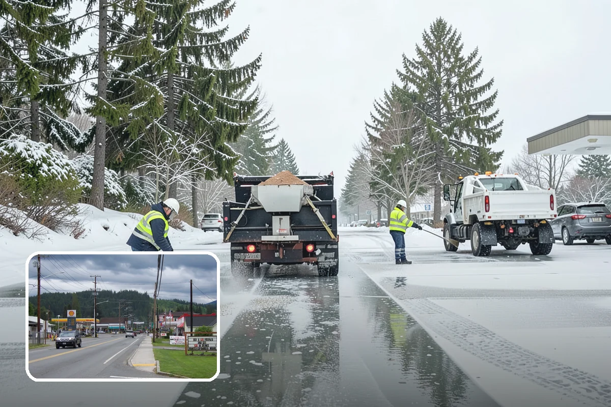 Parking Lot Maintenance in Granite Falls, Snohomish County, WA - One plan covering all winter services