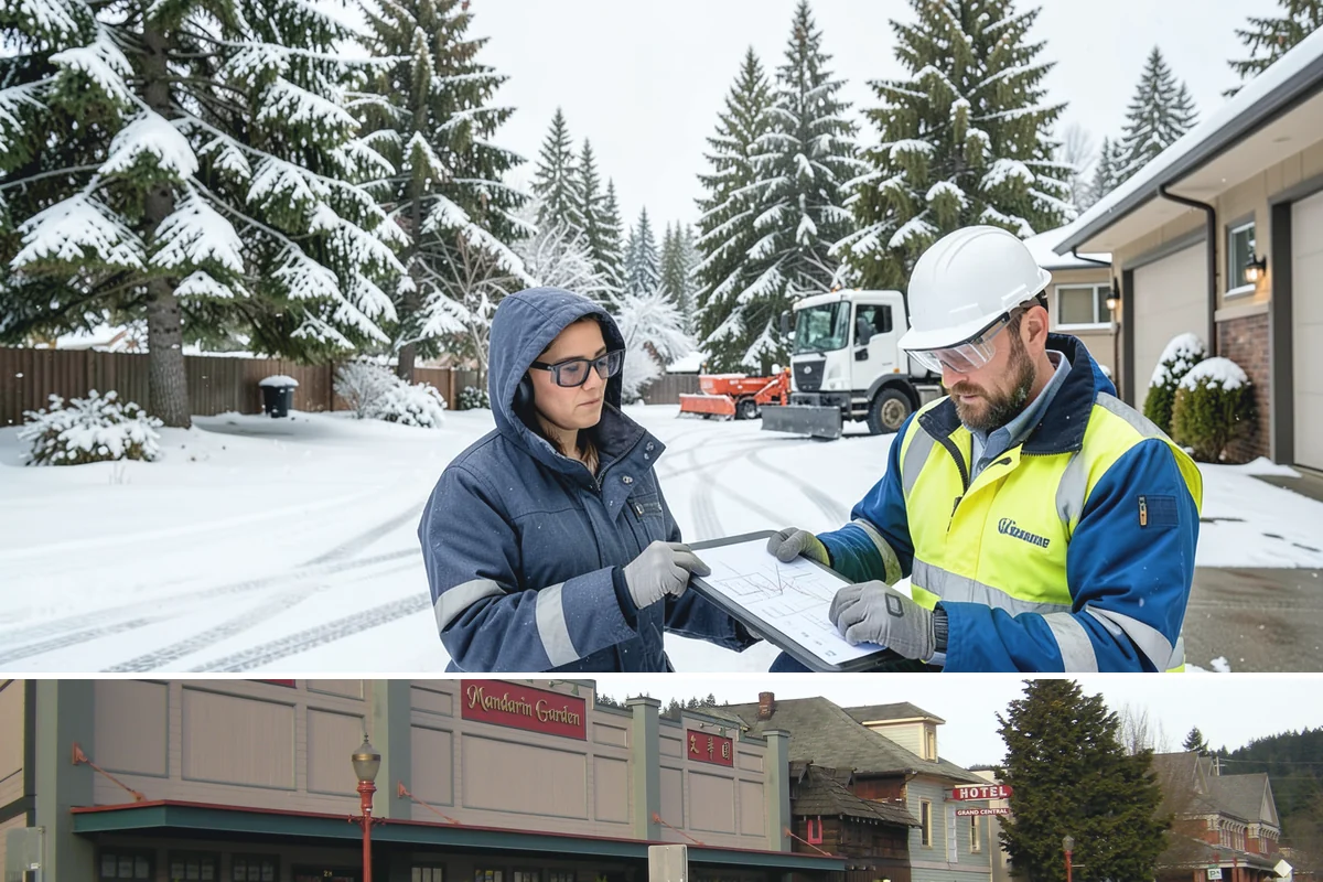 Parking Lot Maintenance in Issaquah, King County, WA - Maintenance agreements run the full season, typically November through March.