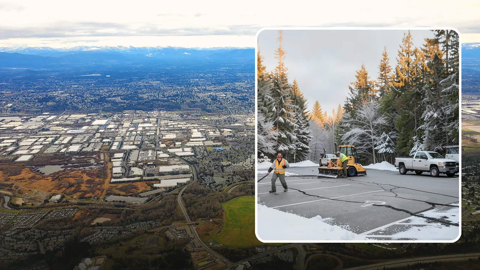 Parking Lot Maintenance in Kent, King County, WA - We provide season-long parking lot upkeep that keeps your surface safe through every Western Washington winter event.