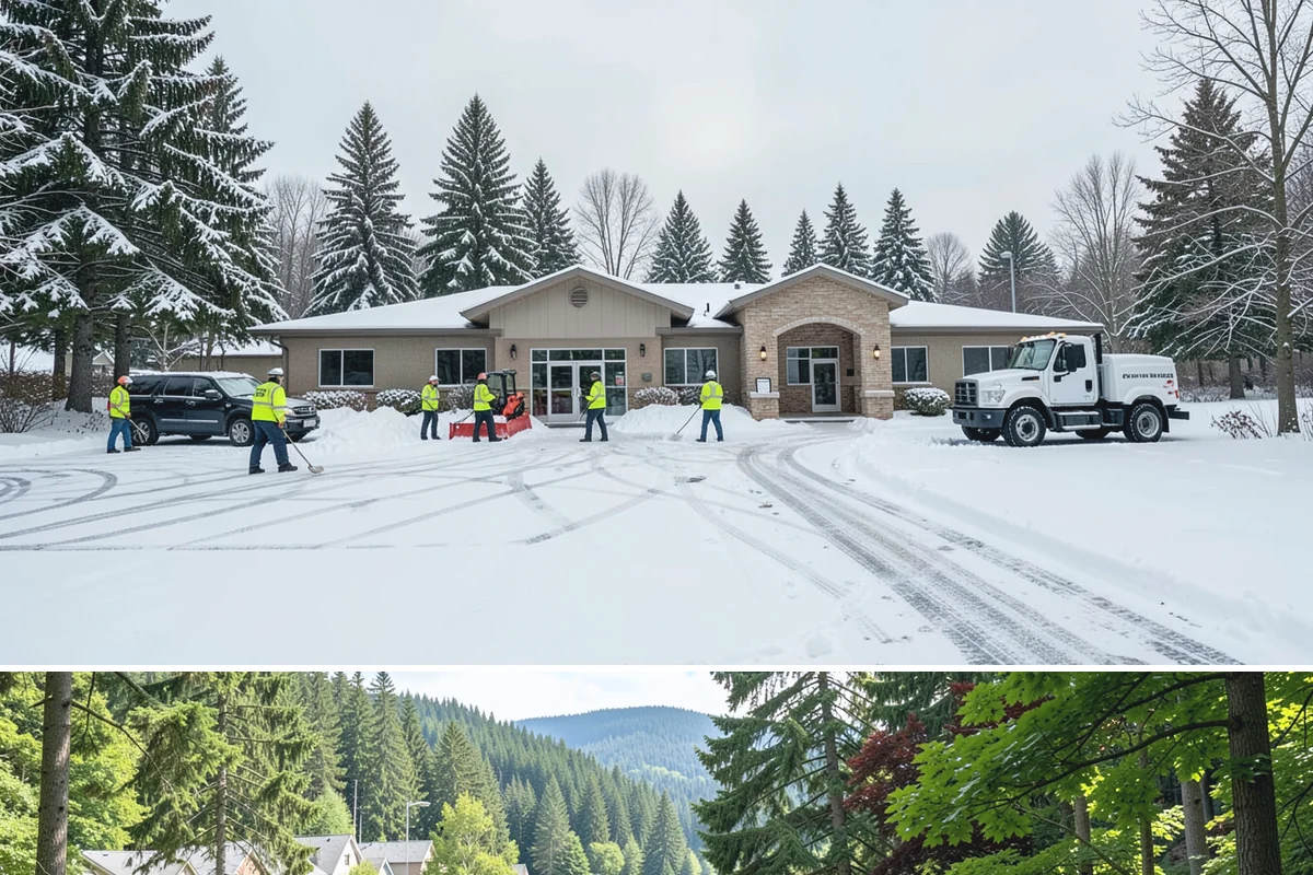 Parking Lot Maintenance in Lake Forest Park, King County, WA - Maintenance agreements run the full season, typically November through March.
