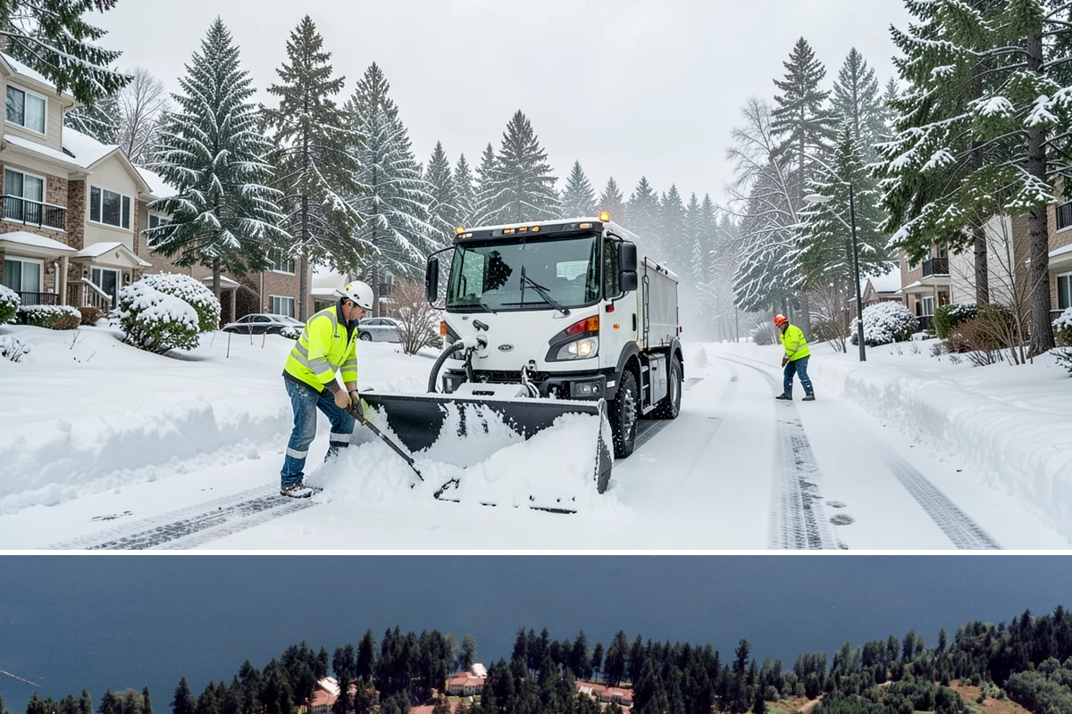 Parking Lot Maintenance in Lakewood, Pierce County, WA - Maintenance agreements run the full season, typically November through March.