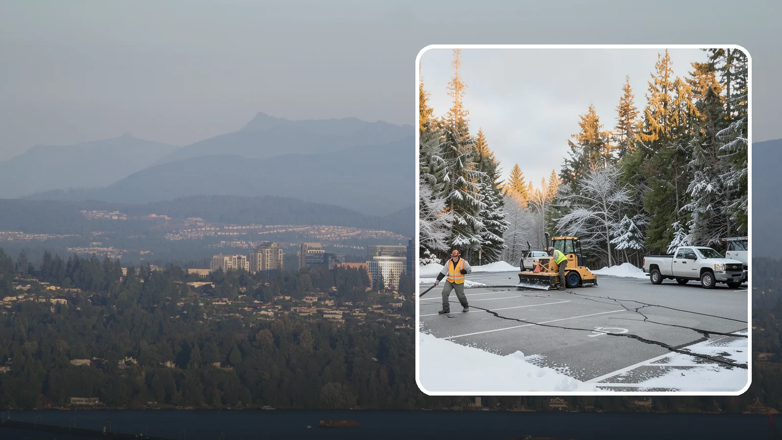 Parking Lot Maintenance in Medina, King County, WA - We provide season-long parking lot upkeep that keeps your surface safe through every Western Washington winter event.