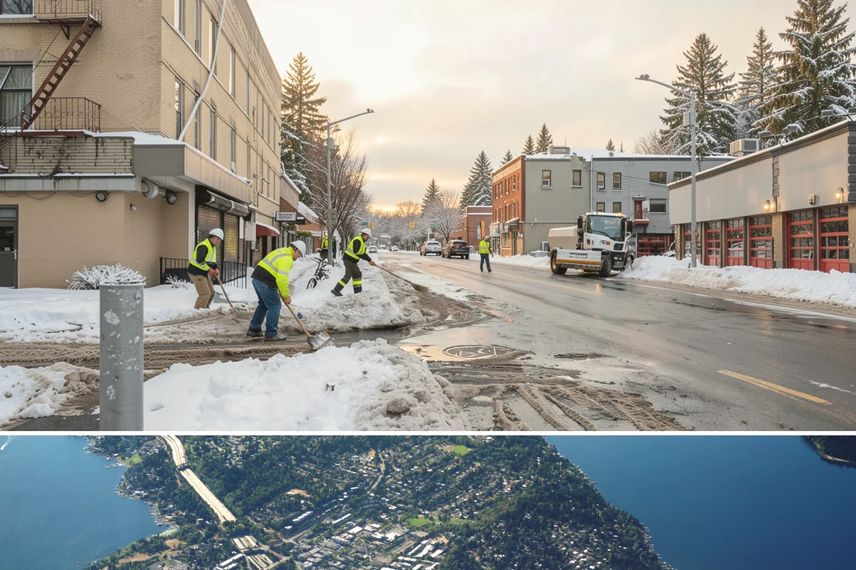Parking Lot Maintenance in Mercer Island, King County, WA - Maintenance agreements run the full season, typically November through March.