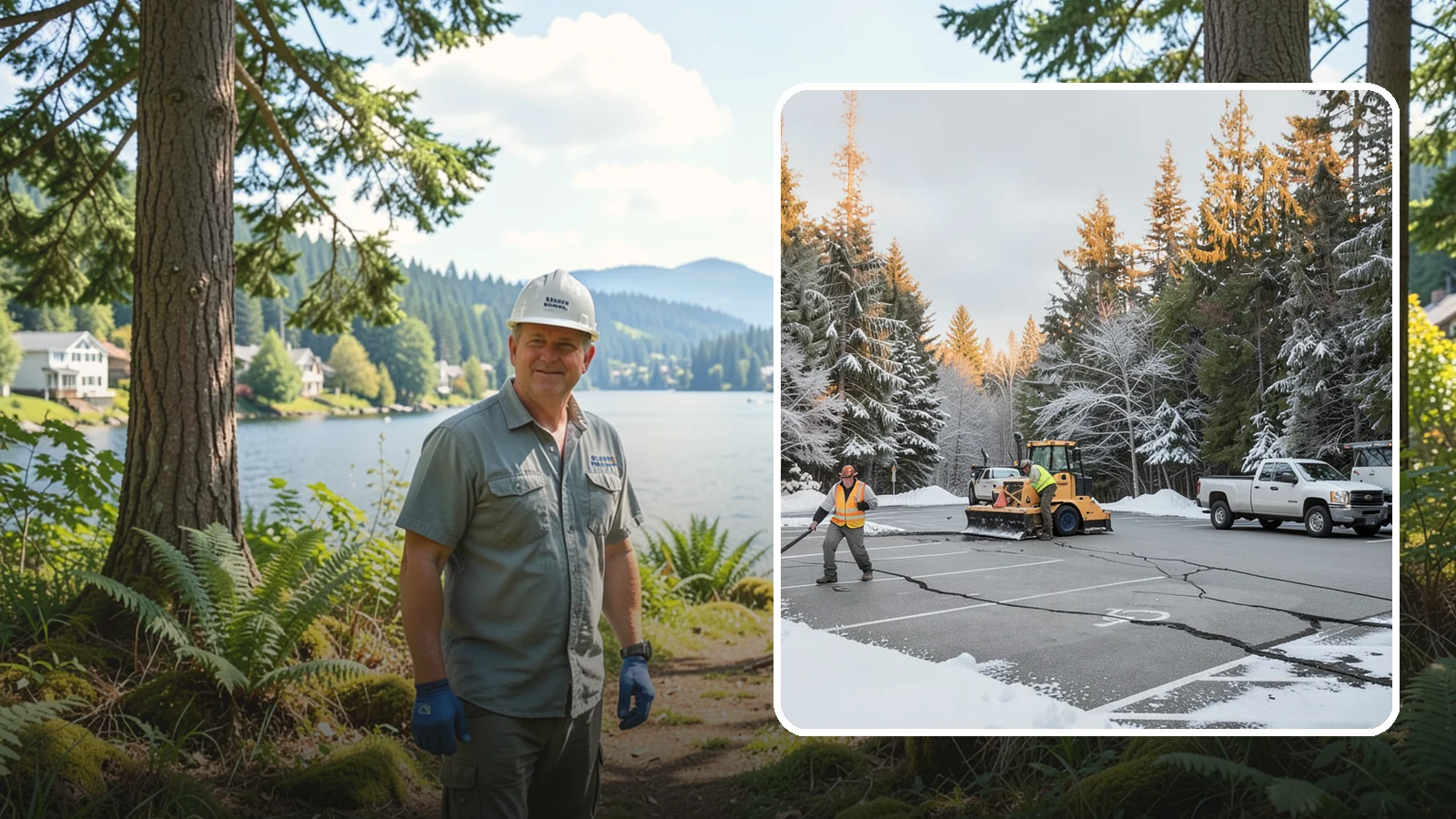 Parking Lot Maintenance in Milton, King County, WA - We provide season-long parking lot upkeep that keeps your surface safe through every Western Washington winter event.