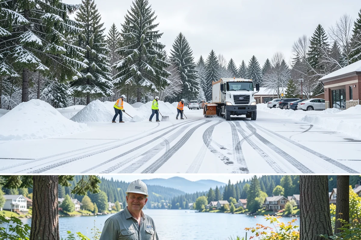 Parking Lot Maintenance in Milton, King County, WA - Maintenance agreements run the full season, typically November through March.