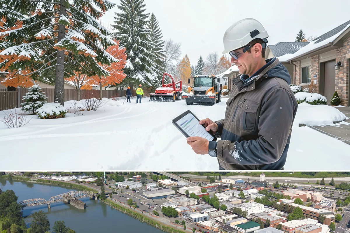 Parking Lot Maintenance in Mount Vernon, Skagit County, WA - Maintenance agreements run the full season, typically November through March.