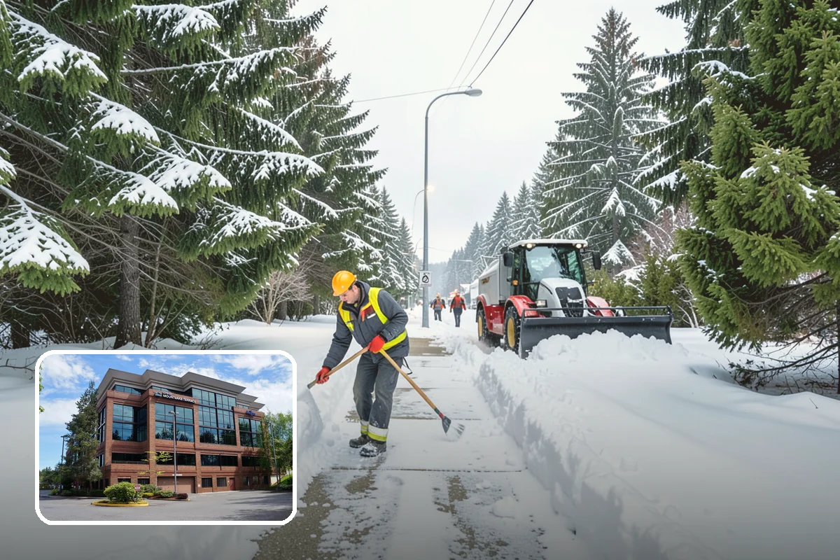 Parking Lot Maintenance in Mountlake Terrace, Snohomish County, WA - One plan covering all winter services
