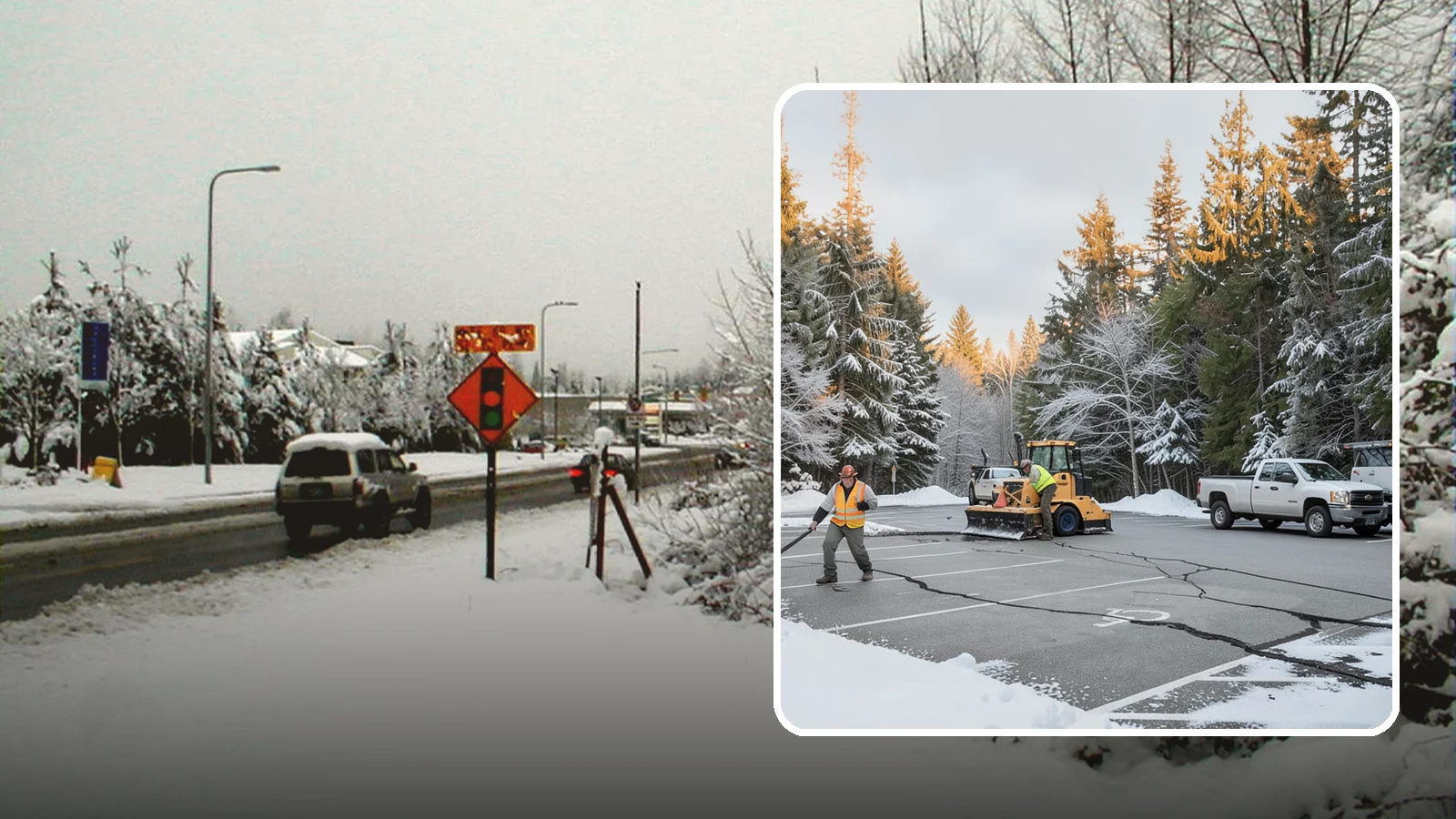 Parking Lot Maintenance in Newcastle, King County, WA - We provide season-long parking lot upkeep that keeps your surface safe through every Western Washington winter event.