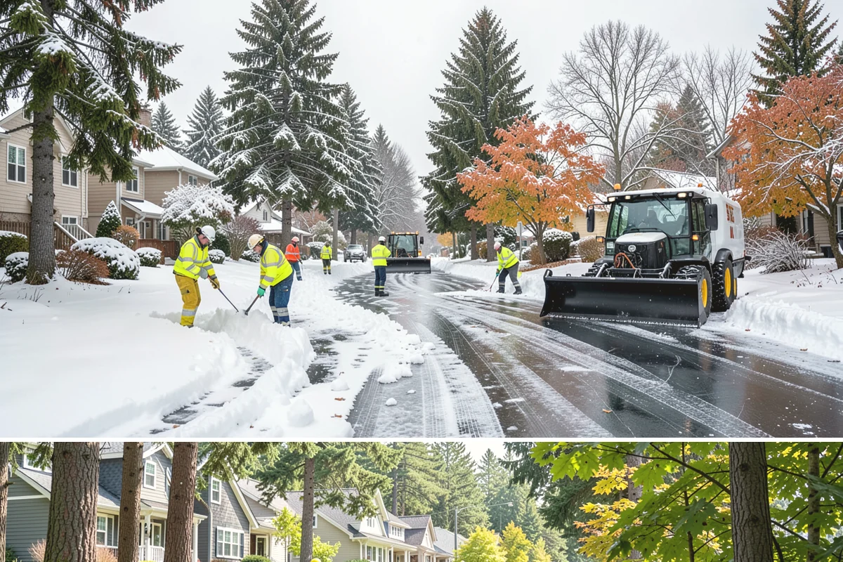 Parking Lot Maintenance in Normandy Park, King County, WA - Maintenance agreements run the full season, typically November through March.