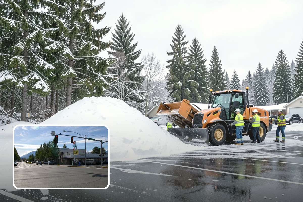 Parking Lot Maintenance in North Bend, King County, WA - One plan covering all winter services