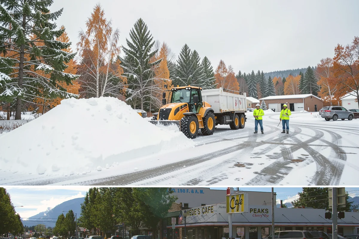 Parking Lot Maintenance in North Bend, King County, WA - Maintenance agreements run the full season, typically November through March.
