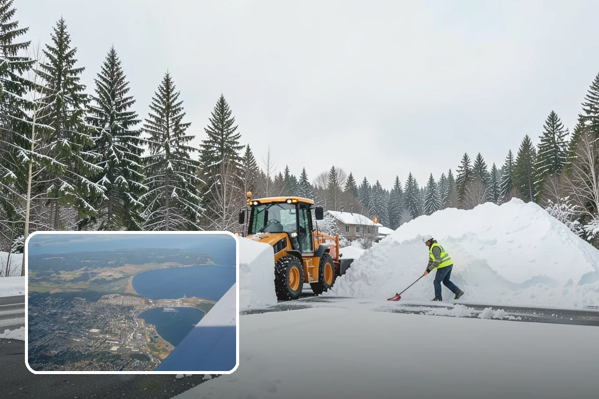 Parking Lot Maintenance in Oak Harbor, Island County, WA - One plan covering all winter services