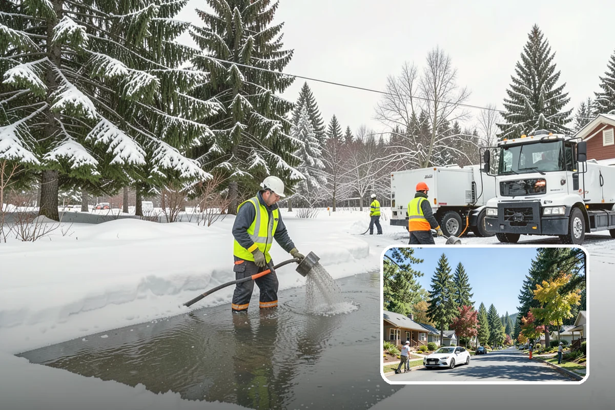 Parking Lot Maintenance in Orting, Pierce County, WA - One plan covering all winter services