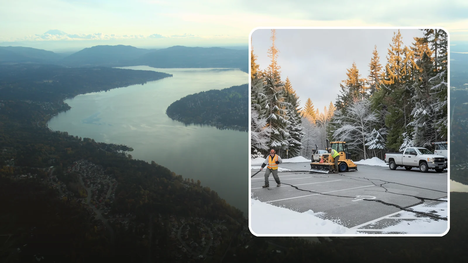 Parking Lot Maintenance in Sammamish, King County, WA - We provide season-long parking lot upkeep that keeps your surface safe through every Western Washington winter event.