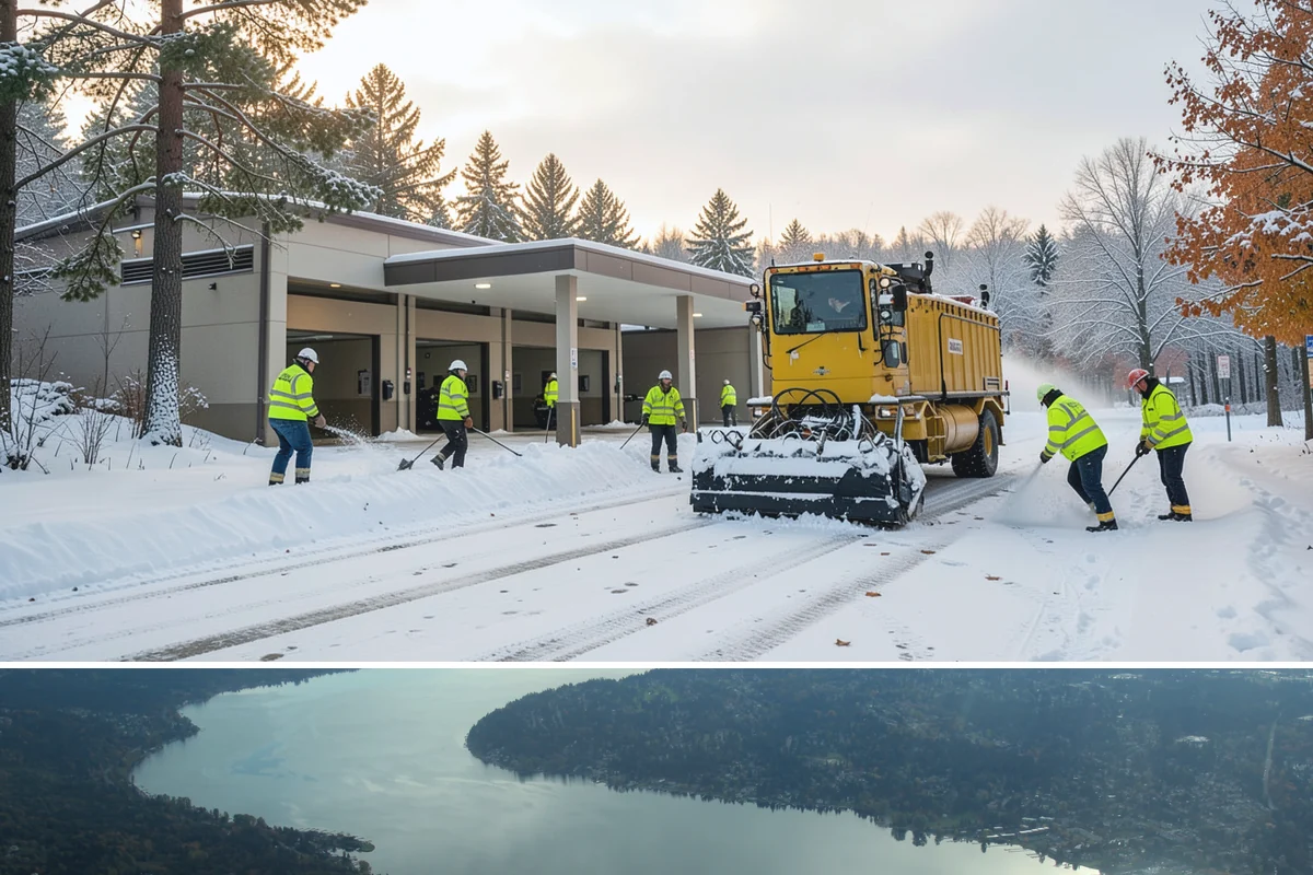 Parking Lot Maintenance in Sammamish, King County, WA - Maintenance agreements run the full season, typically November through March.