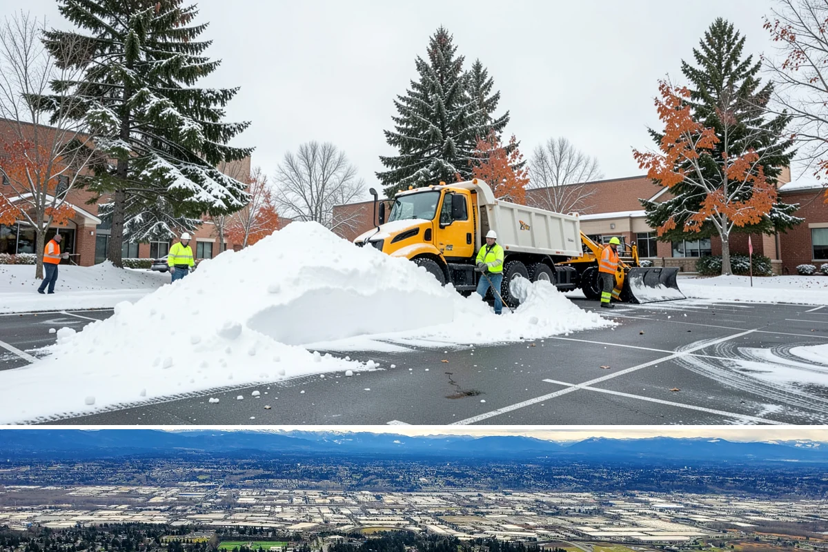 Parking Lot Maintenance in SeaTac, King County, WA - Maintenance agreements run the full season, typically November through March.