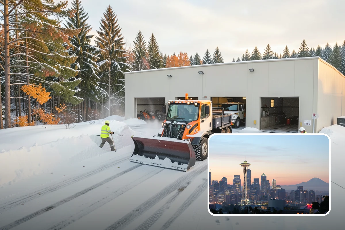 Parking Lot Maintenance in Seattle, King County, WA - One plan covering all winter services