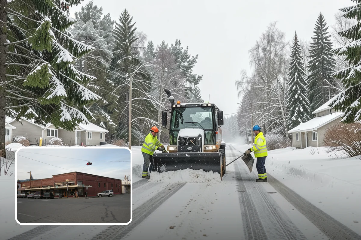 Parking Lot Maintenance in Sedro-Woolley, Skagit County, WA - One plan covering all winter services