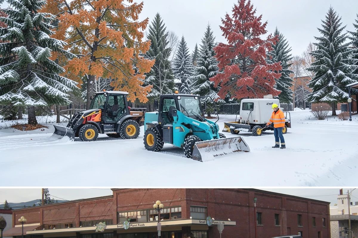 Parking Lot Maintenance in Sedro-Woolley, Skagit County, WA - Maintenance agreements run the full season, typically November through March.