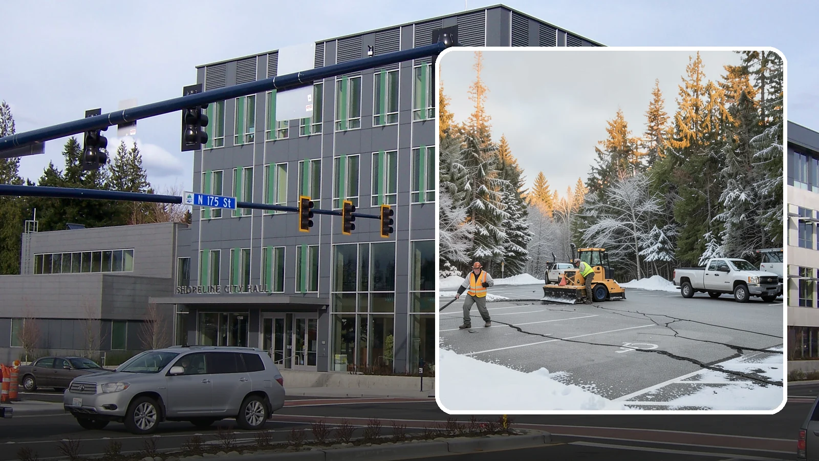 Parking Lot Maintenance in Shoreline, King County, WA - We provide season-long parking lot upkeep that keeps your surface safe through every Western Washington winter event.