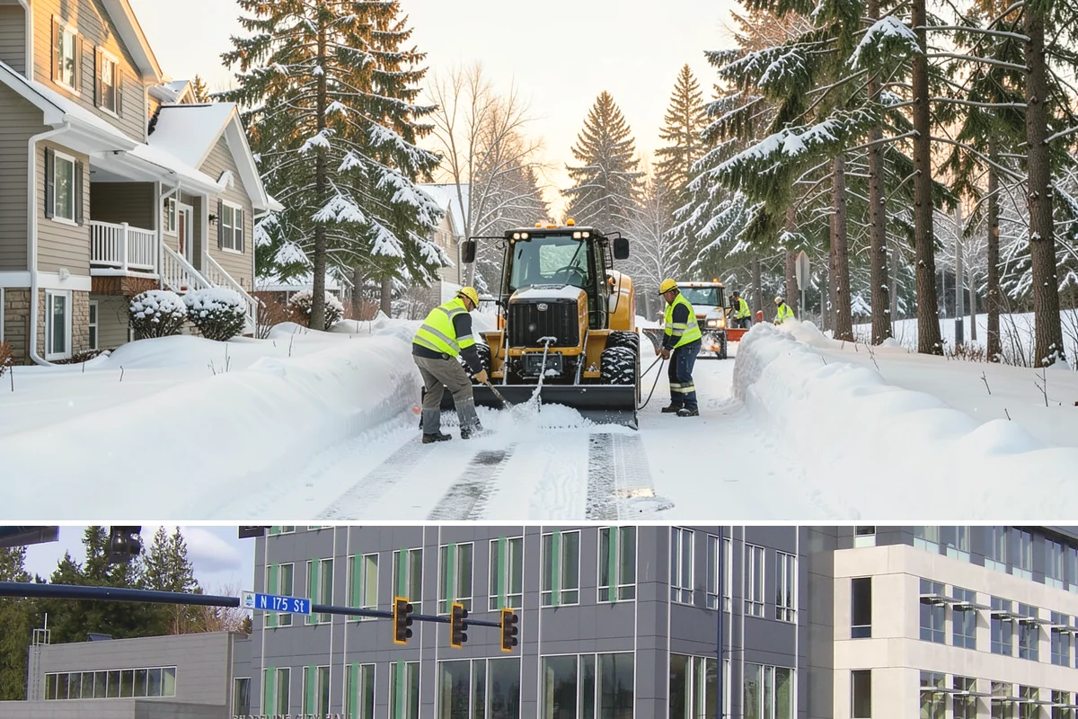 Parking Lot Maintenance in Shoreline, King County, WA - Maintenance agreements run the full season, typically November through March.