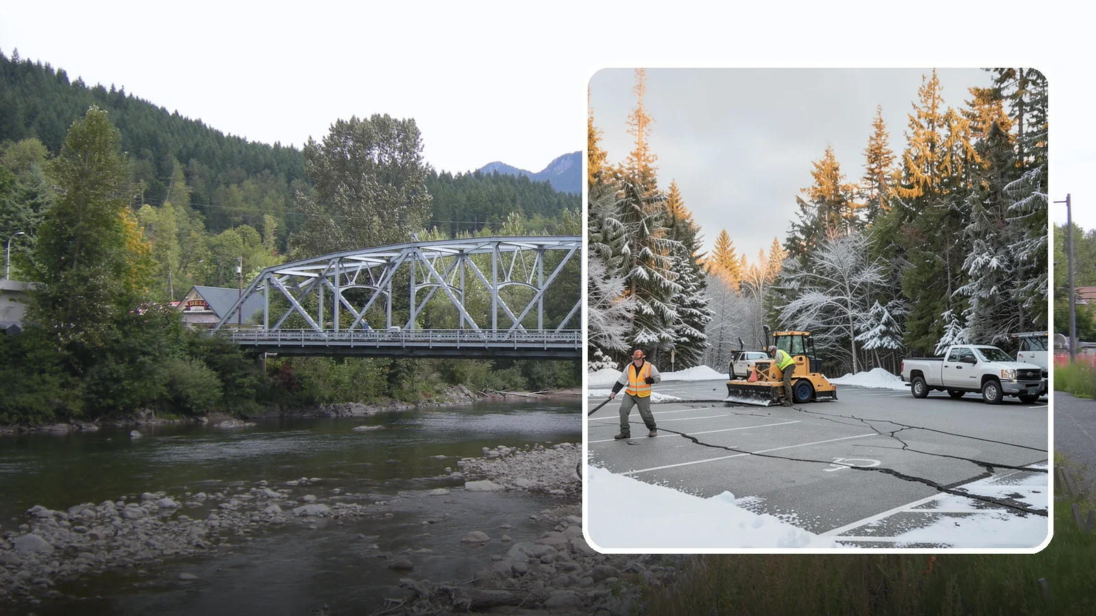 Parking Lot Maintenance in Skykomish, King County, WA - We provide season-long parking lot upkeep that keeps your surface safe through every Western Washington winter event.