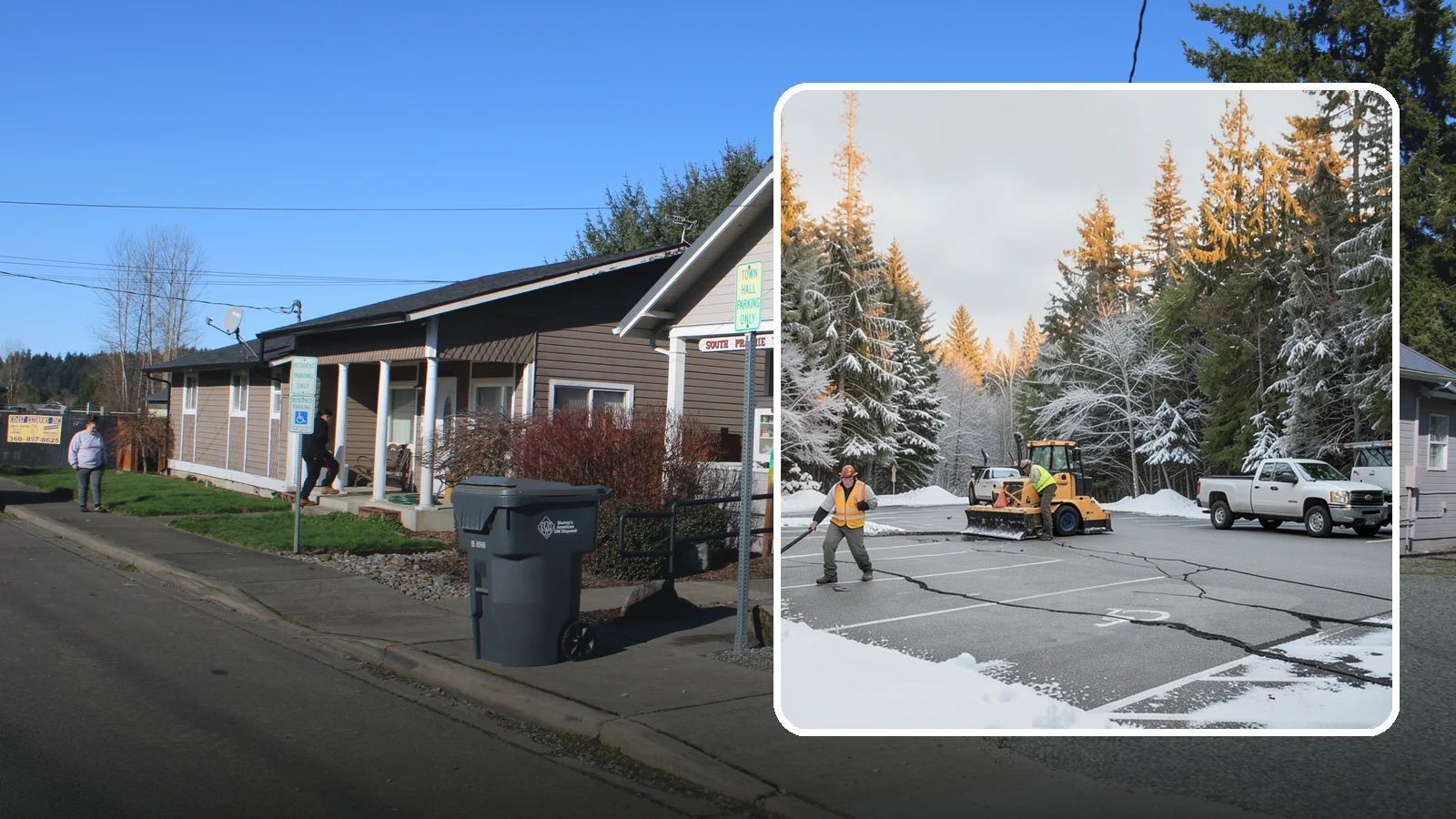 Parking Lot Maintenance in South Prairie, Pierce County, WA - We provide season-long parking lot upkeep that keeps your surface safe through every Western Washington winter event.
