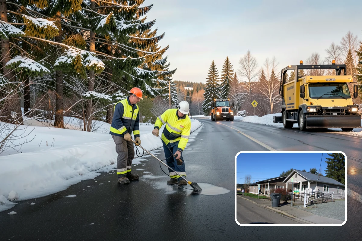 Parking Lot Maintenance in South Prairie, Pierce County, WA - One plan covering all winter services