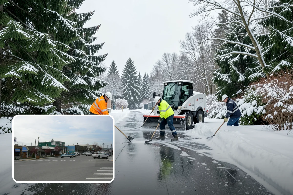 Parking Lot Maintenance in Stanwood, Snohomish County, WA - One plan covering all winter services