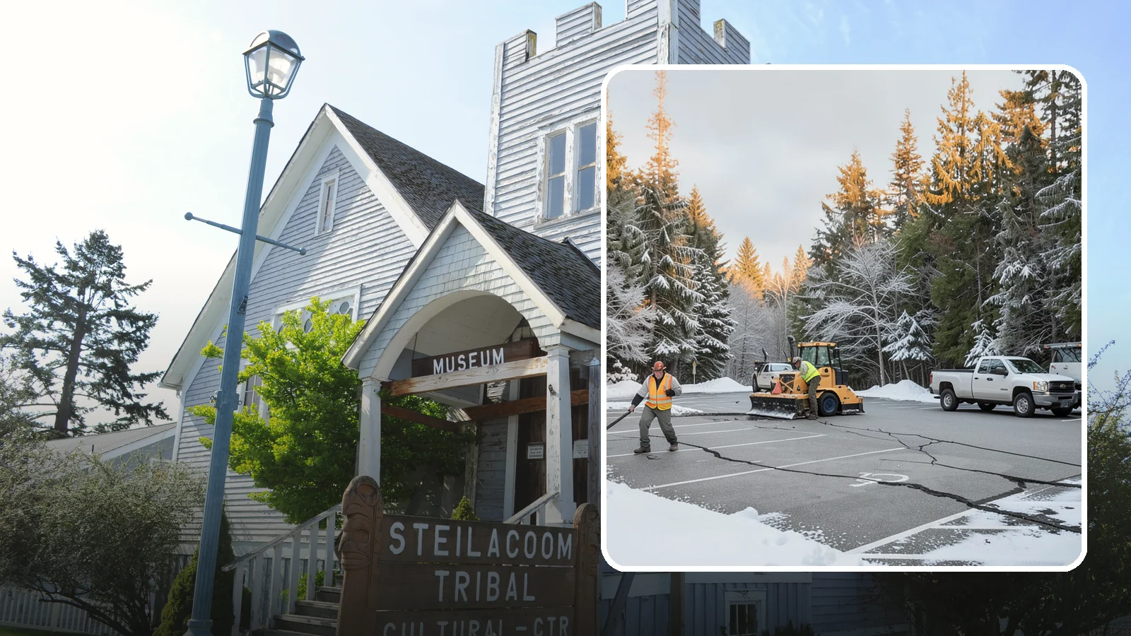 Parking Lot Maintenance in Steilacoom, Pierce County, WA - We provide season-long parking lot upkeep that keeps your surface safe through every Western Washington winter event.