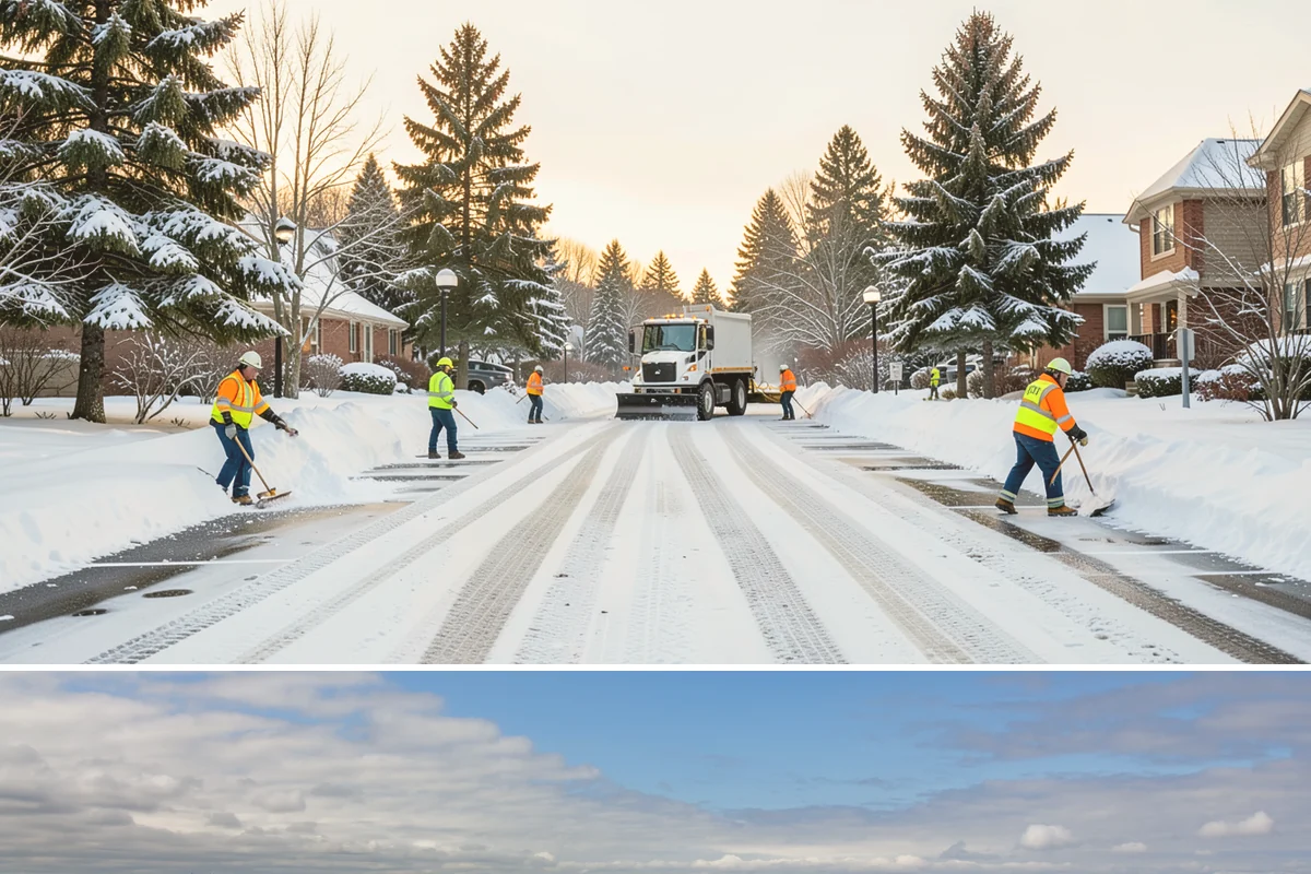 Parking Lot Maintenance in University Place, Pierce County, WA - Maintenance agreements run the full season, typically November through March.