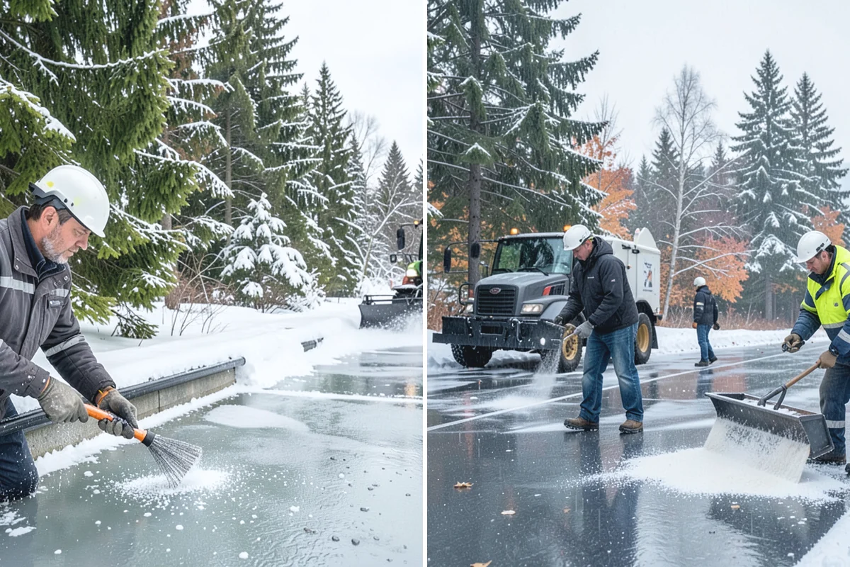 Parking Lot Maintenance in Wilkeson, Pierce County, WA - We build a season plan from a detailed site assessment