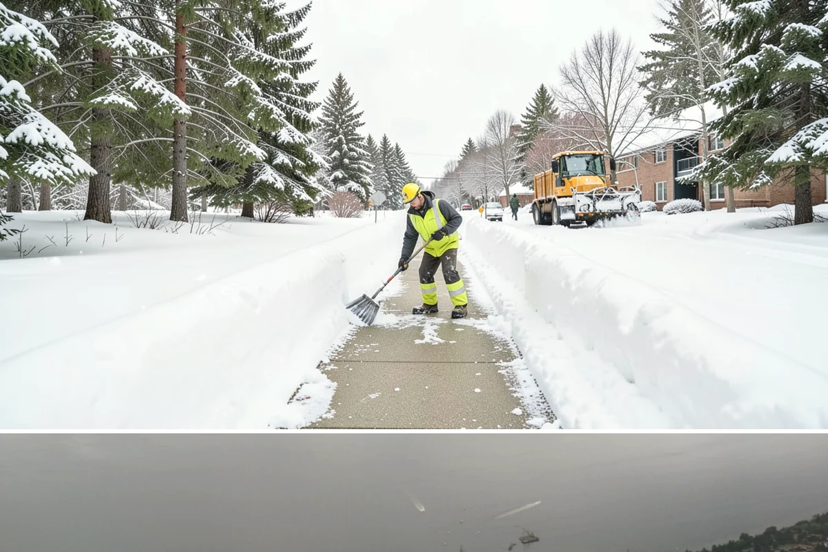 Parking Lot Plowing in Des Moines, King County, WA - Book plowing before the November-through-February window when lowland Arctic outbreaks are most likely.