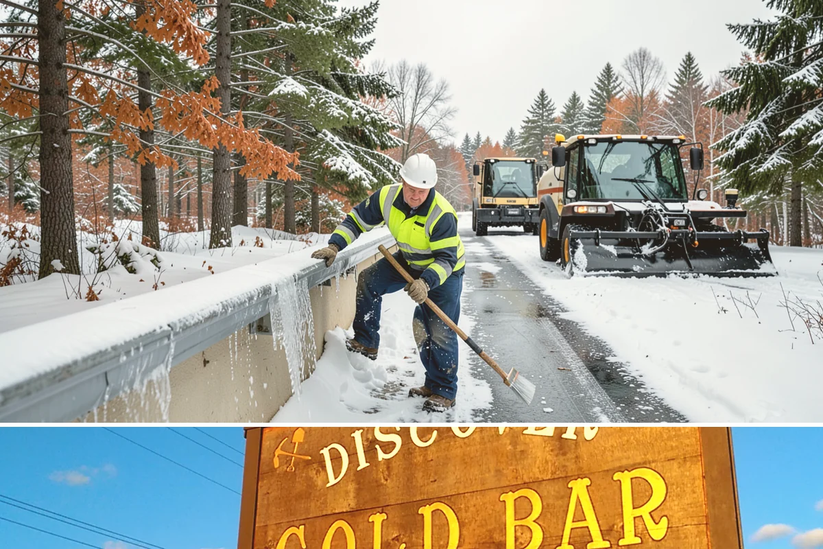 Parking Lot Plowing in Gold Bar, Snohomish County, WA - Book plowing before the November-through-February window when lowland Arctic outbreaks are most likely.