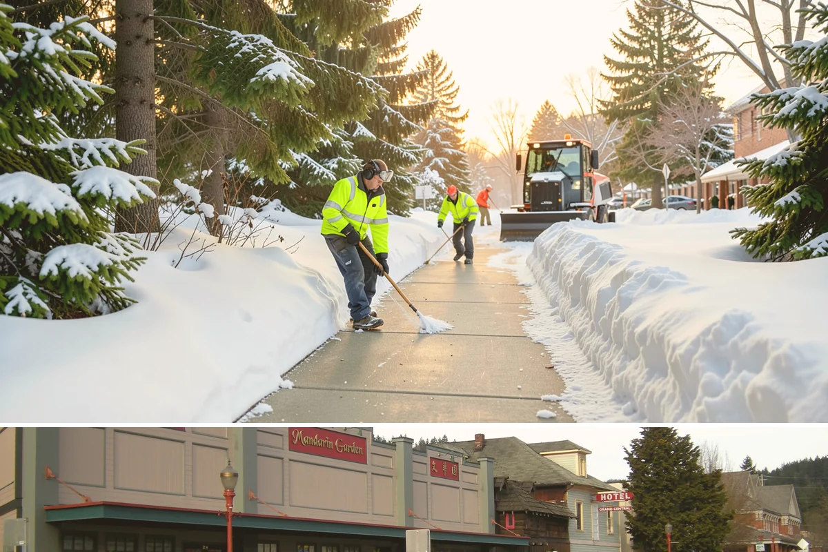 Parking Lot Plowing in Issaquah, King County, WA - Book plowing before the November-through-February window when lowland Arctic outbreaks are most likely.