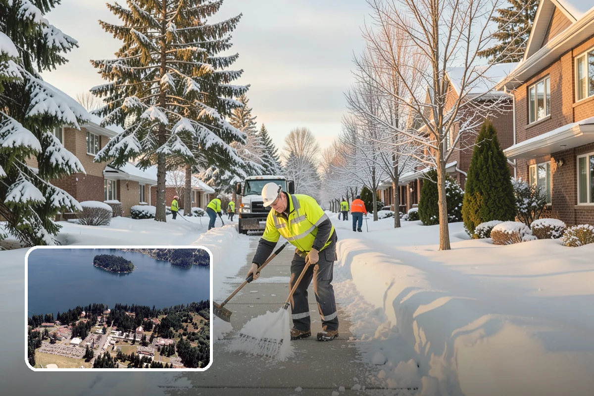 Parking Lot Plowing in Lakewood, Pierce County, WA - Full-lot clearing before opening hours