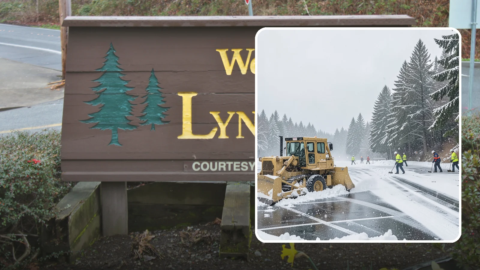 Parking Lot Plowing in Lynnwood, Snohomish County, WA - When a Puget Sound cold snap drops several inches overnight, our plows clear your entire lot before the morning rush.