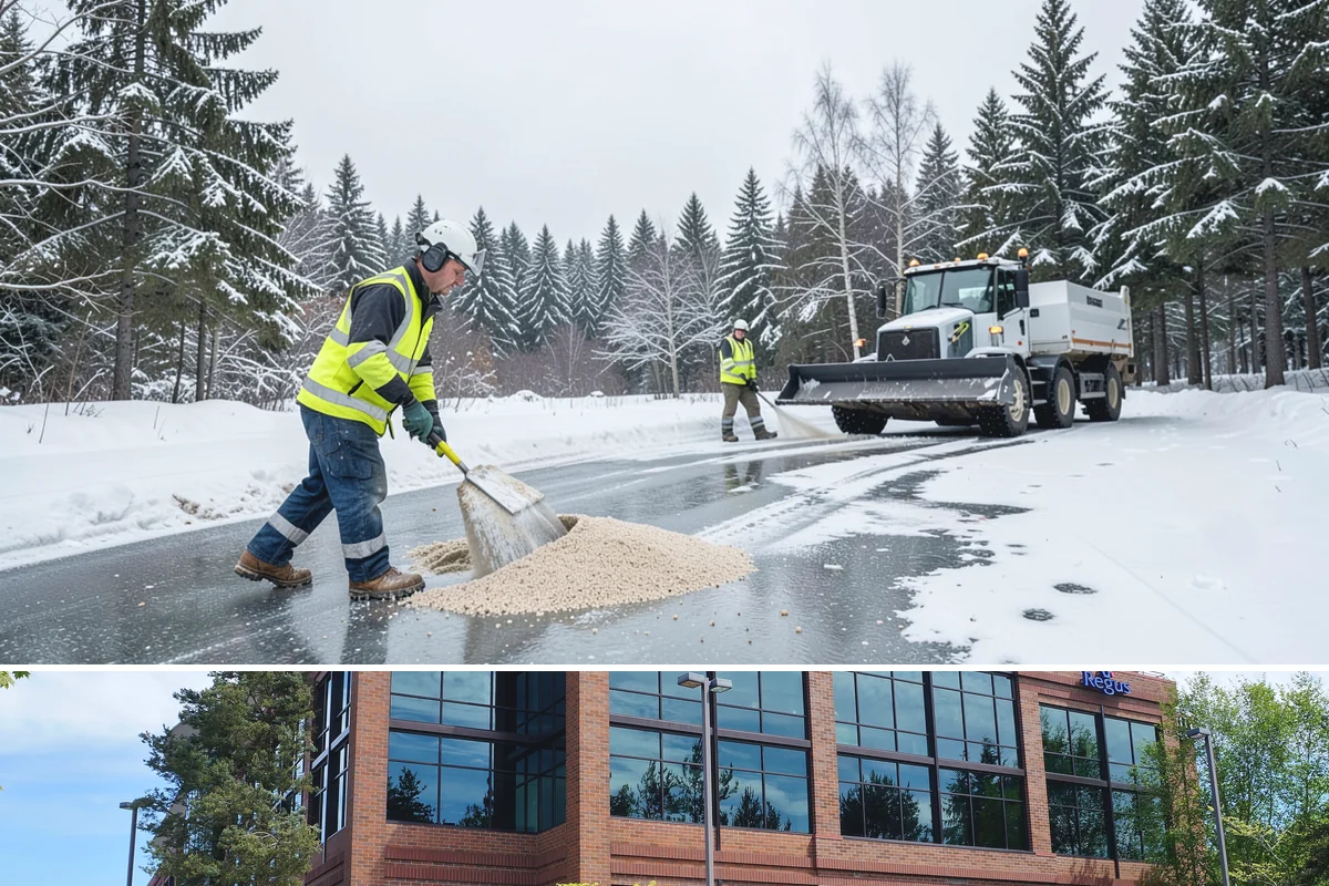 Parking Lot Plowing in Mountlake Terrace, Snohomish County, WA - Book plowing before the November-through-February window when lowland Arctic outbreaks are most likely.