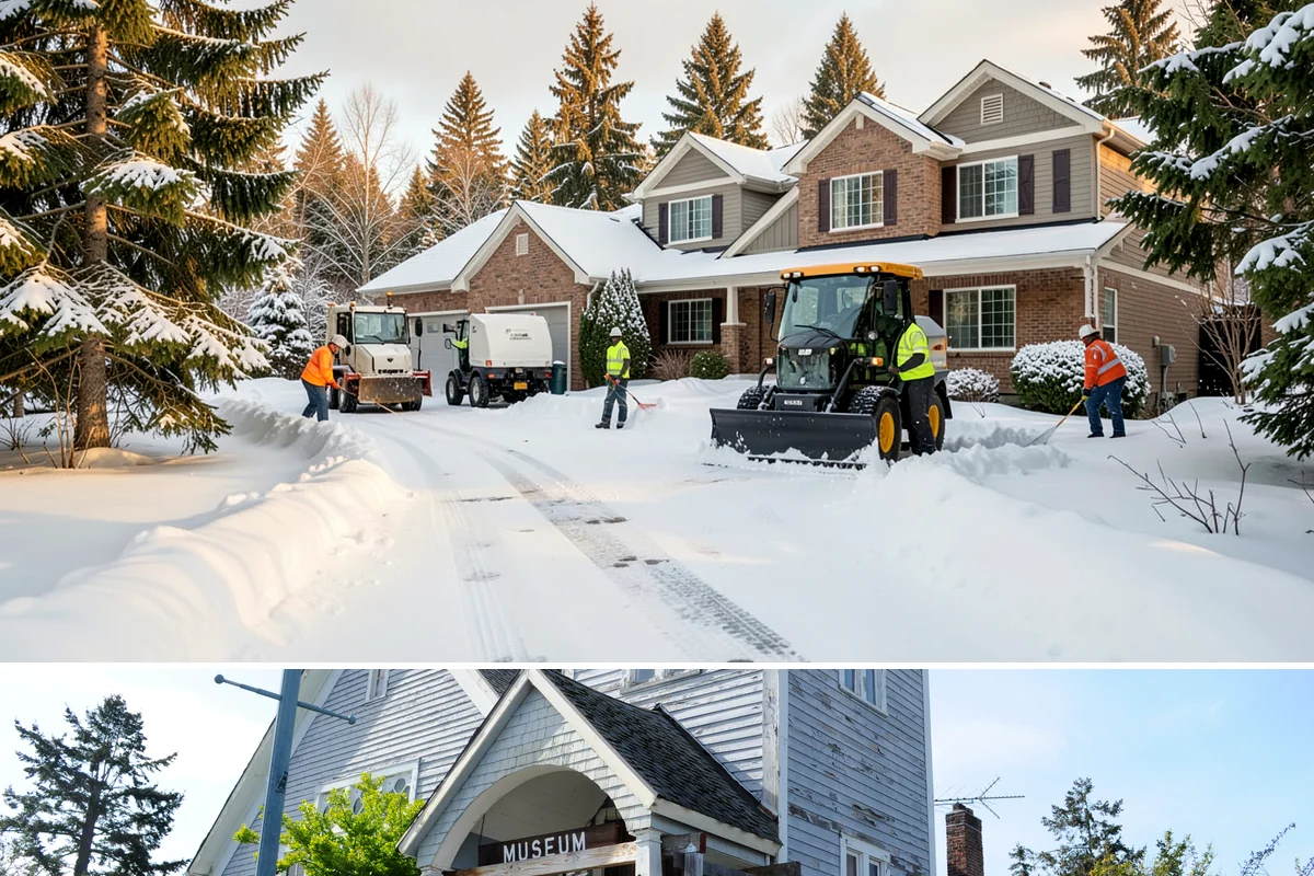 Parking Lot Plowing in Steilacoom, Pierce County, WA - Book plowing before the November-through-February window when lowland Arctic outbreaks are most likely.