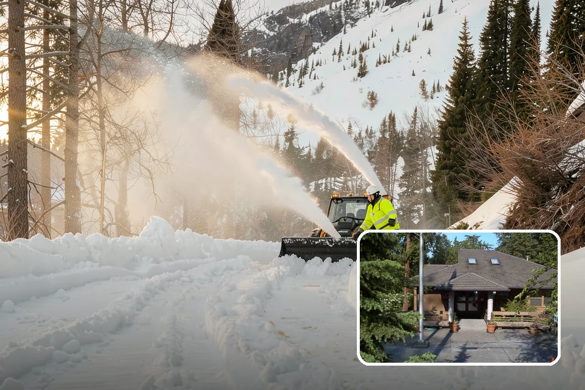 Parking Lot Plowing in Yarrow Point, King County, WA - Full-lot clearing before opening hours