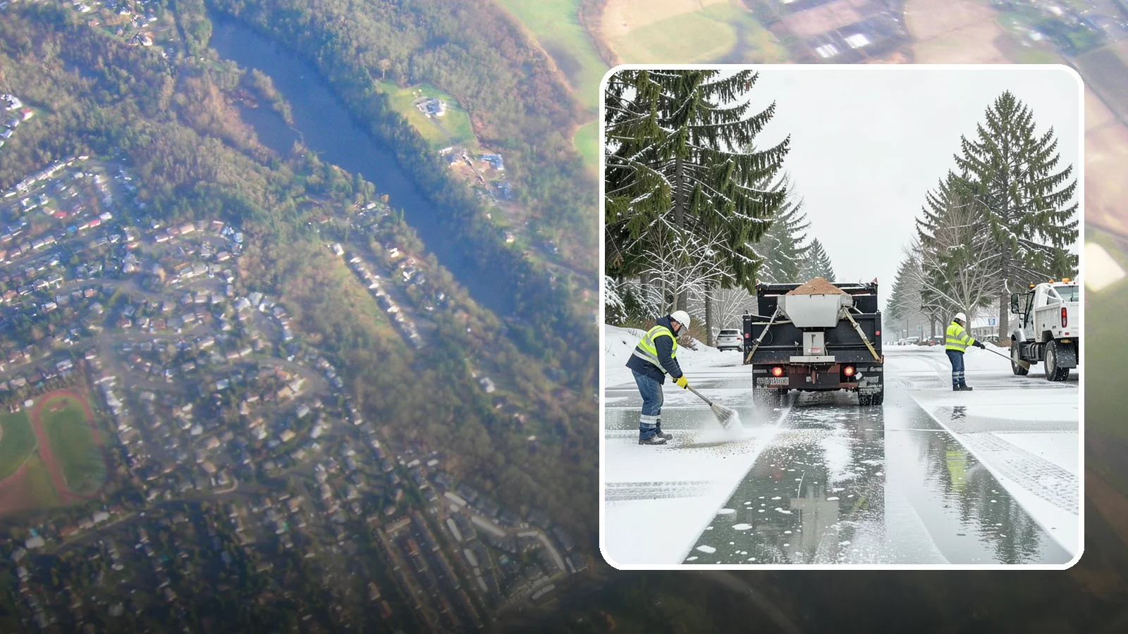 Parking Lot Salting in Algona, King County, WA - We apply road salt to commercial lots to melt ice and keep pavement clear through typical Western Washington cold.