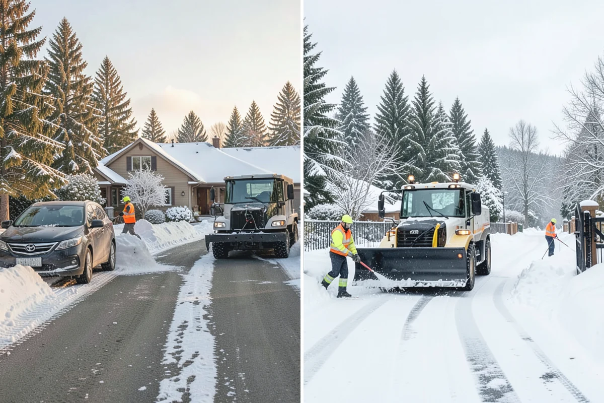 Parking Lot Salting in Beaux Arts Village, King County, WA - We confirm temperatures fall within salt's effective range