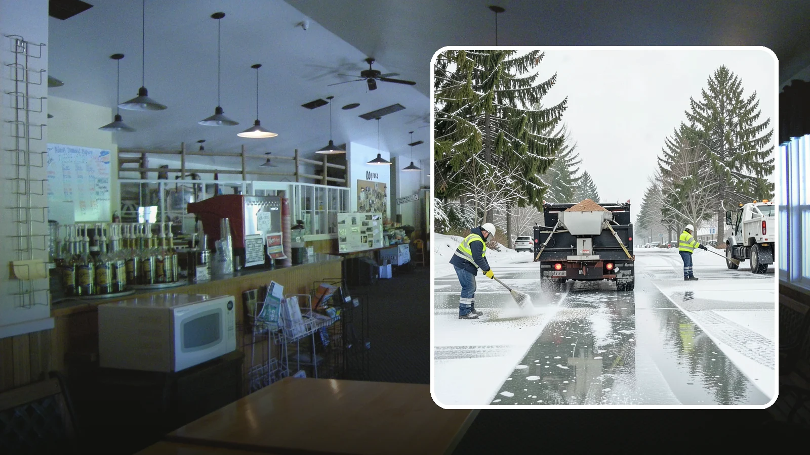 Parking Lot Salting in Black Diamond, King County, WA - We apply road salt to commercial lots to melt ice and keep pavement clear through typical Western Washington cold.