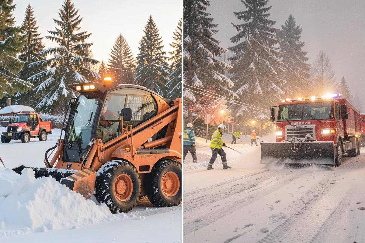 Parking Lot Salting in Bonney Lake, Pierce County, WA - We confirm temperatures fall within salt's effective range