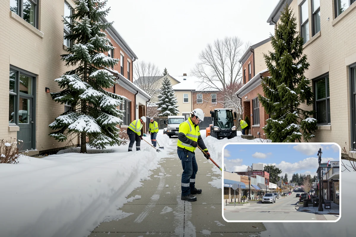 Parking Lot Salting in Bothell, King County, WA - Effective across typical lowland ice temperatures