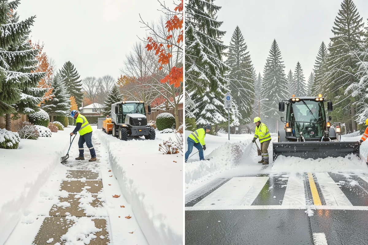 Parking Lot Salting in Bothell, King County, WA - We confirm temperatures fall within salt's effective range