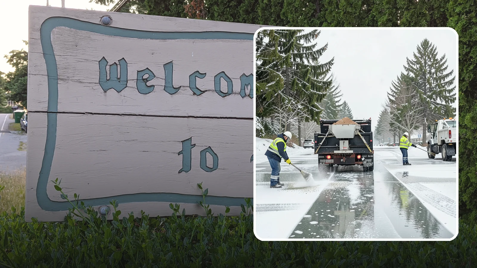 Parking Lot Salting in Brier, Snohomish County, WA - We apply road salt to commercial lots to melt ice and keep pavement clear through typical Western Washington cold.