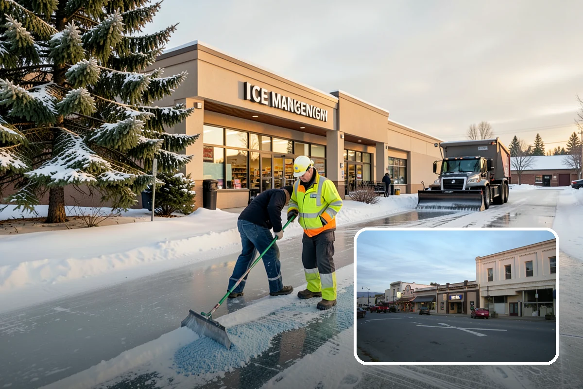 Parking Lot Salting in Burlington, Skagit County, WA - Effective across typical lowland ice temperatures