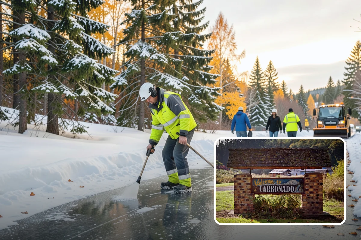 Parking Lot Salting in Carbonado, Pierce County, WA - Effective across typical lowland ice temperatures